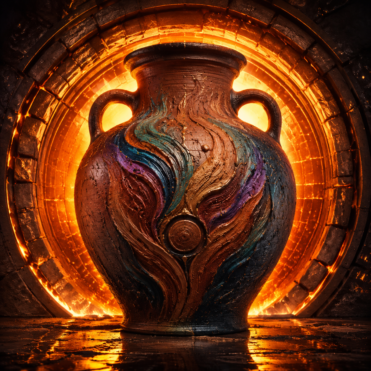 Clay Cooker Vase 1