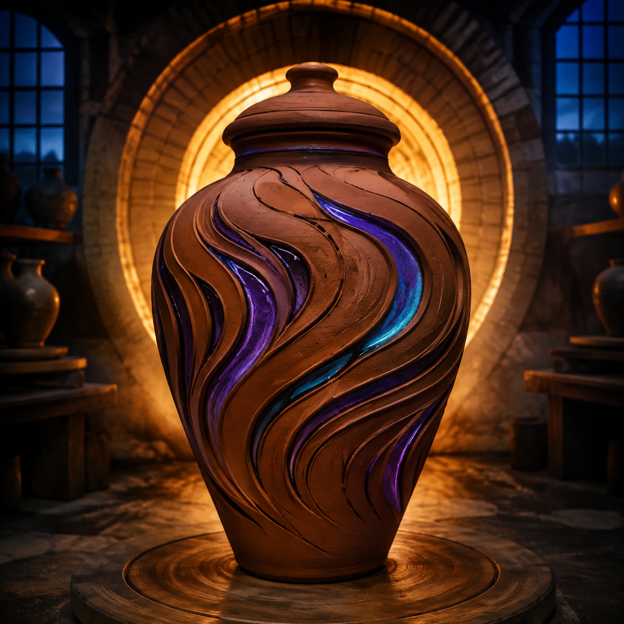 Clay Cooker Vase 10