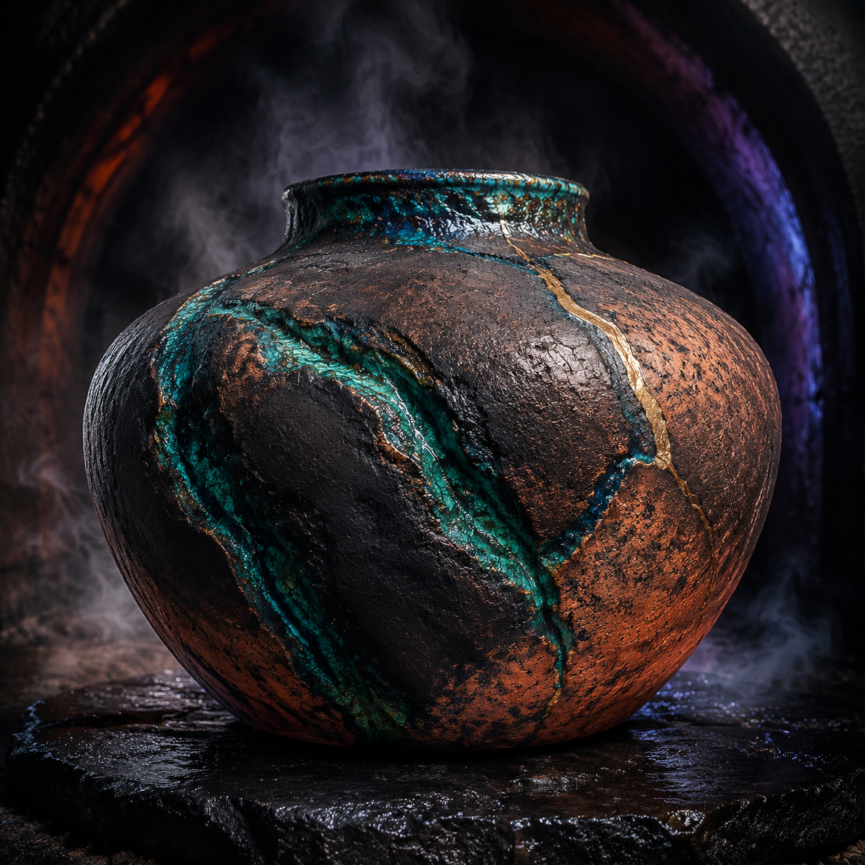 Clay Cooker Vase 3
