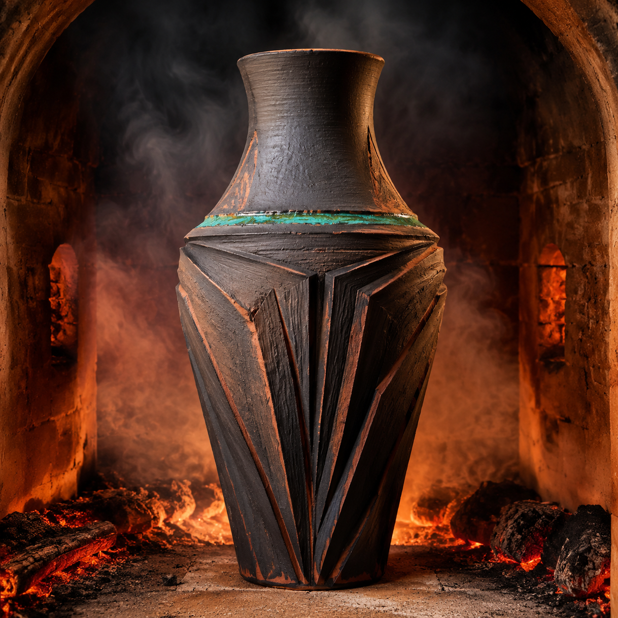 Clay Cooker Vase 5
