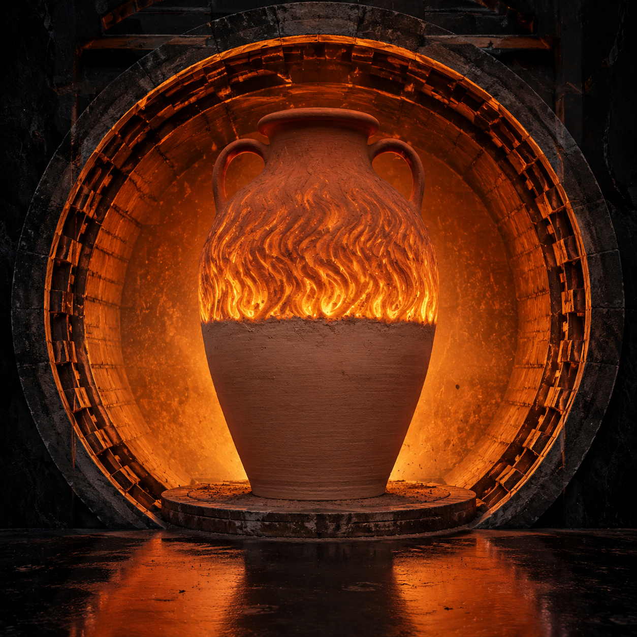 Clay Cooker Vase 9